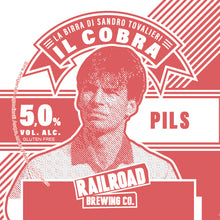 Carica l'immagine nel visualizzatore di Gallery, Il Cobra - PILS GLUTEN FREE 5% 33cl.
