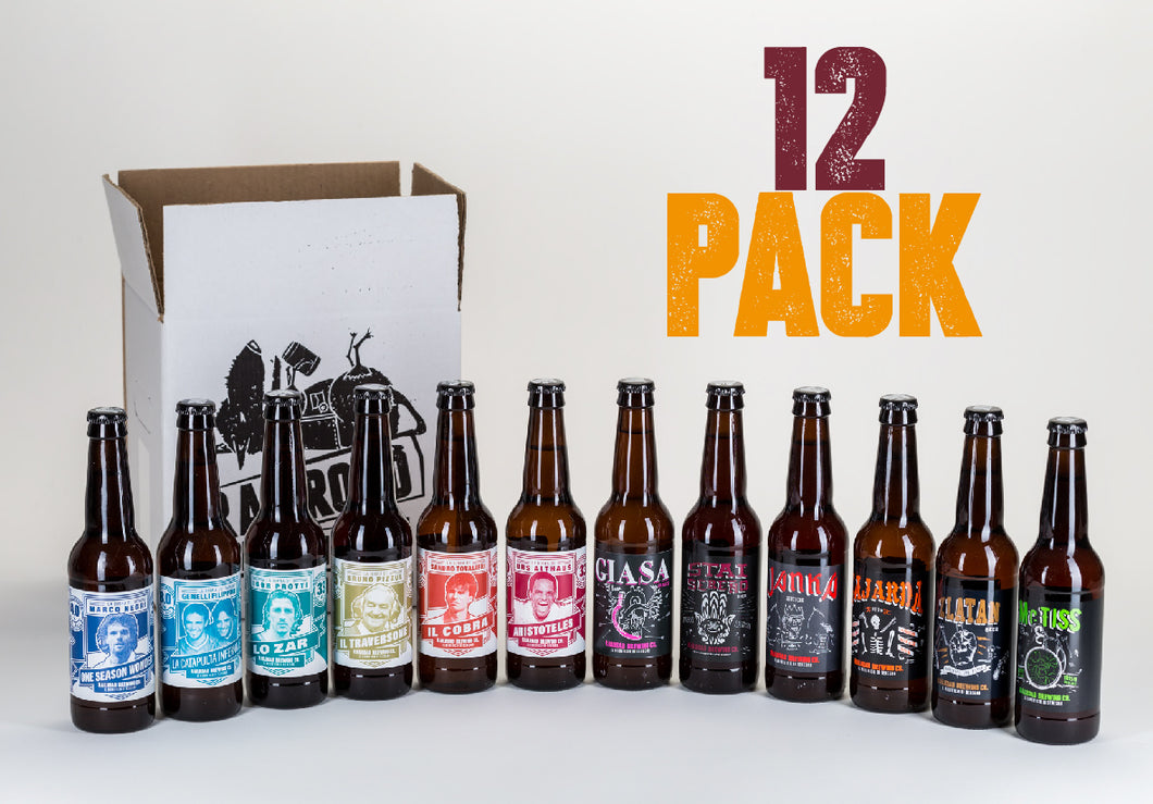 12 PACK - Cartone 12 x 33cl - NON garantiamo consegna entro Natale
