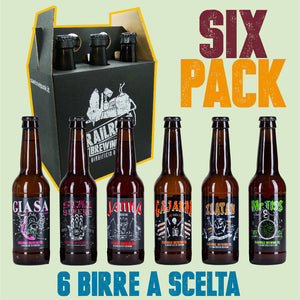 SIX PACK - Cartone misto 6 x 33cl